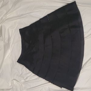 Vintage The Limited size 2 Black mesh Tiered Skirt